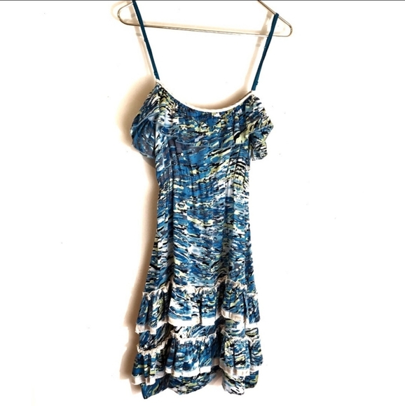 YANA Silk Ruffle Dress 4 - Picture 1 of 4